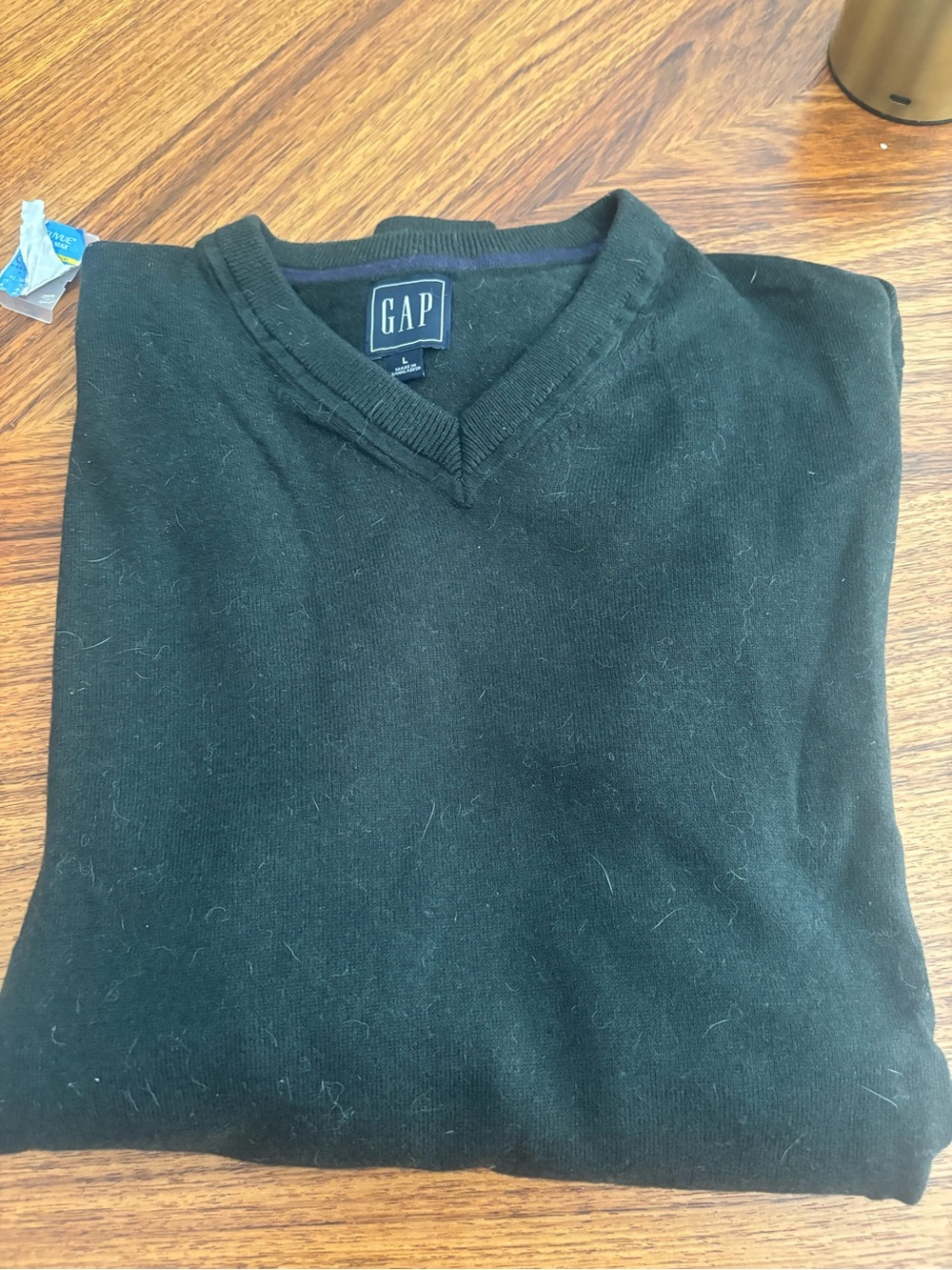 GAP Men's green V-Neck Sweater Pullover